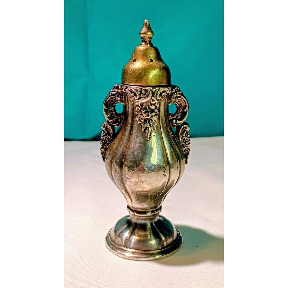Rare Vintage Baroque Wallace Silverplated Salt Or Pepper Shaker